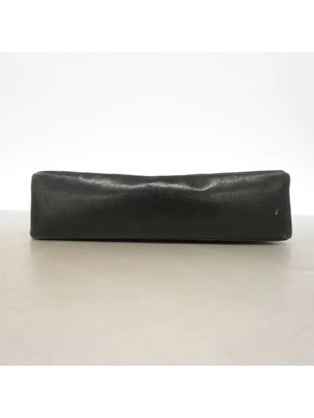 Chanel Shoulder Bag V-stitch Lambskin Black Gold